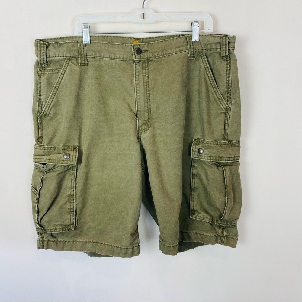 Carhartt‎ Relaxed Fit Cargo Shorts Men's Size 40 Green Utility Workwear